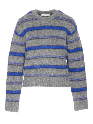 DUNST: crew necks - Grey Baby Alpaca Sweater