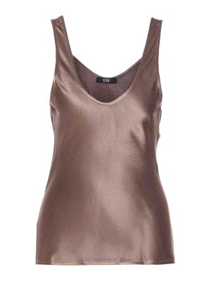 ELEH: Tops & Tank tops - Mud Gray Top