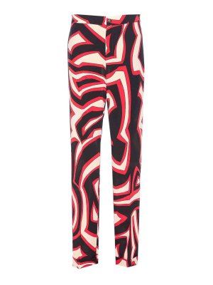 EMILIO PUCCI: pantaloni casual - Pantaloni con stampa Labirinto
