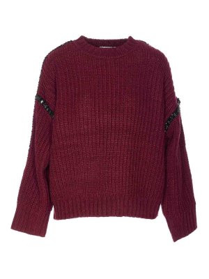 ESSENTIEL ANTWERP: crew necks - Indsay Embellished Sweater