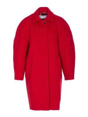 FILIPPA K: Abrigos semilargos - Abrigo Midi - Rojo