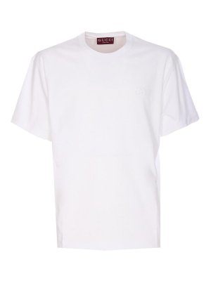 GUCCI: crew necks - White T-Shirt