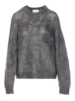 ISABEL MARANT: crew necks - Grey Mirella Sweater