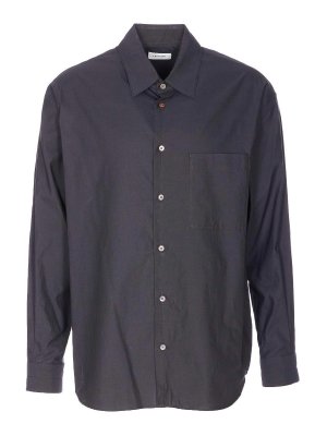LEMAIRE: shirts - Black Regular Shirt