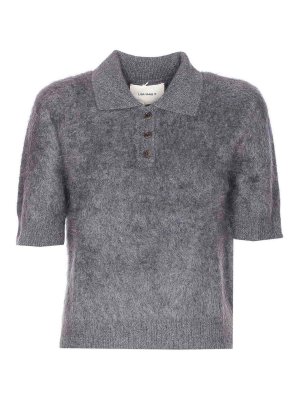 LISA YANG: crew necks - Carolyn Short Sleeves Sweater