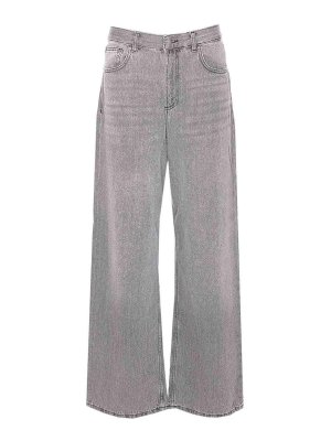 Liu Jo: Jeans patte d'éléphant - Jean Évasé - Gris