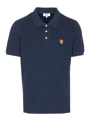 MAISON KITSUNÉ: polo shirts - Fox Head Regular Polo
