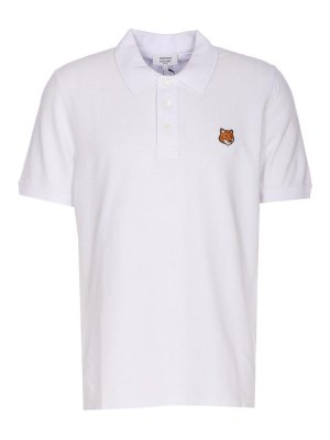 MAISON KITSUNÉ: polo - Polo bianca