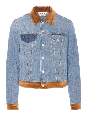 Marni: デニムジャケット - デニムジャケット - ブルー