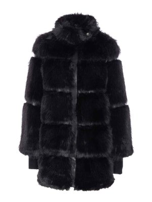 PATRIZIA PEPE: Turtlenecks & Polo necks - Faux Fur Jacket