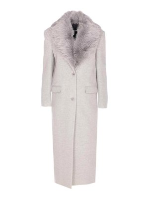 PATRIZIA PEPE: long coats - Grey Coat
