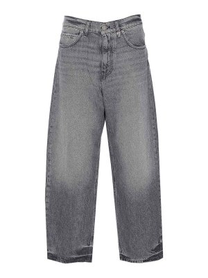 Pinko: Jeans acampanados - Jeans Acampanados - Gris