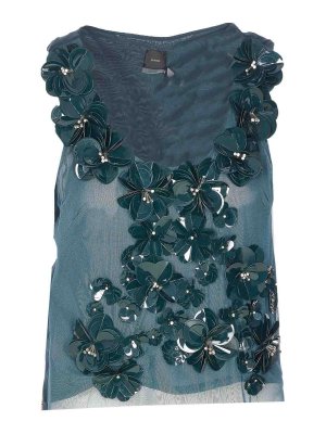 Pinko: Tops & Tank tops - Green Dulce Top
