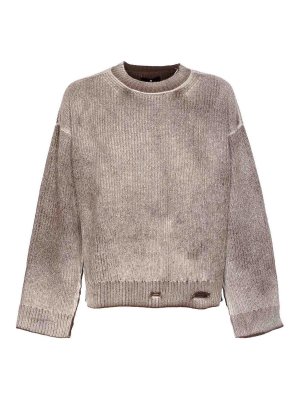 REPRESENT: crew necks - Revesible Fade Out Sweater