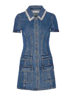 Self Portrait: Robes courtes - Robe Courte - Bleu