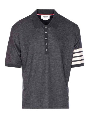 THOM BROWNE: T-shirts - T-Shirt - Gris