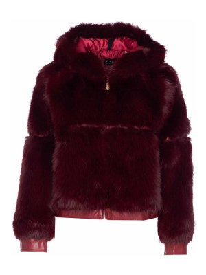 v°73: Fourrure - Manteau En Fourrure - Rouge