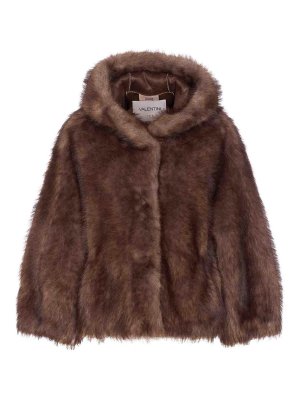 VALENTINI 1972: Pellicce e montoni - Giacca in eco pelliccia Zibellino