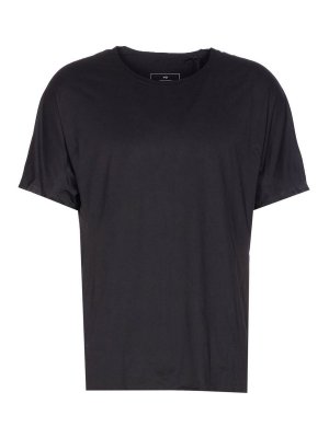 Y-3: maglia collo rotondo - Maglietta da corsa