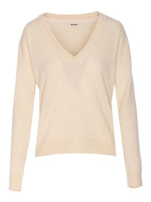 ZADIG&VOLTAIRE: crew necks - Ecru Vivi Patch Sweater
