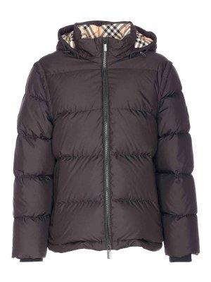 BURBERRY: padded jackets - Black Bideford Down Jacket