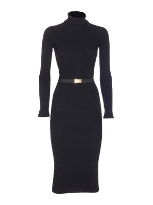 ELISABETTA FRANCHI: Turtlenecks & Polo necks - Knitted Dress