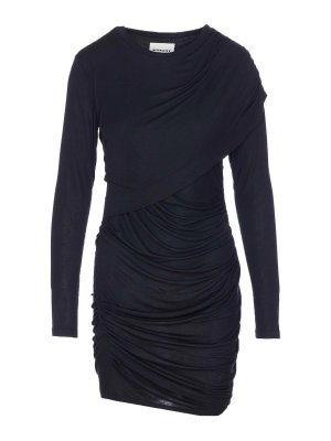 Isabel Marant Etoile: Strickpullover mit Rundhalsausschnitt - Rundhalspullover - Schwarz