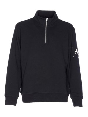 MOOSE KNUCKLES: Cuellos altos y polos - Suéter Con Cuello Alto - Negro