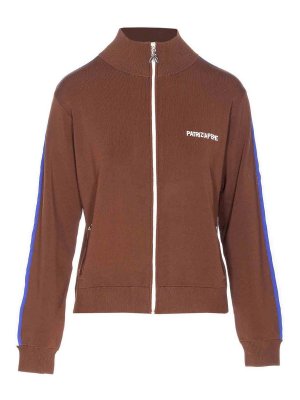 PATRIZIA PEPE: Turtlenecks & Polo necks - Logo Zip Sweatshirt