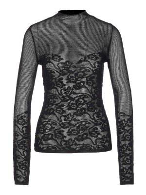 PATRIZIA PEPE: crew necks - Black Sweater
