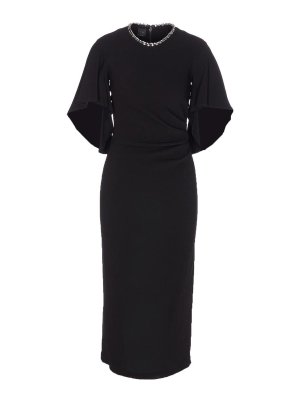 Pinko: crew necks - Black Scopone Dress