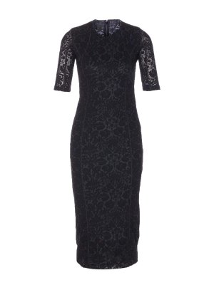 Pinko: crew necks - Black Arame Dress