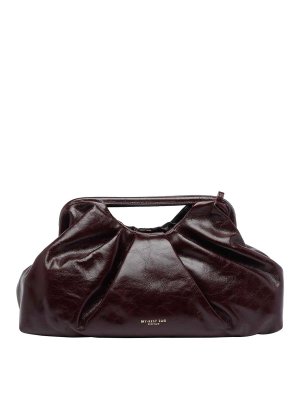 MY BEST BAG: totes bags - Bordeaux Logo Handbag