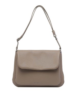 ORCIANI: cross body bags - Taupe Small Soft Diana Crossbody Bag