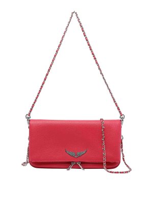 ZADIG&VOLTAIRE: cross body bags - Fuchsia Rock Crossbody Bag