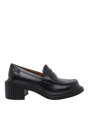 CAMPER: Mocassini e slippers - Mocassini Pix London in pelle nera