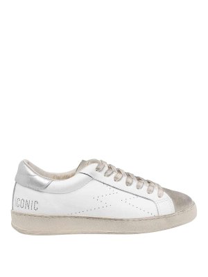 MOA CONCEPT: trainers - Iconic Logo Perforato Sneakers