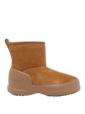 Moon Boot: stivali - Stivali Mezzaluna medi in camoscio