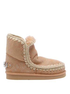 MOU: ankle boots - Eskimo Rhinestones Logo Booties