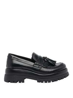 PAWELK'S: Mocassini e slippers - Mocassini in pelle nera