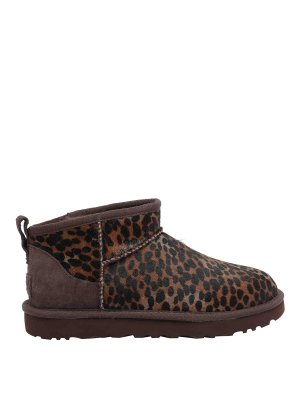 UGG: ankle boots - Animalier Classic Ultra Mini Booties
