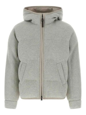 BRUNELLO CUCINELLI: padded jackets - Lame Wool Down Jacket