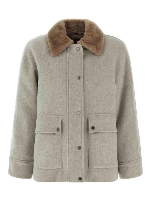 BRUNELLO CUCINELLI: シャツ - シャツ - ベージュ