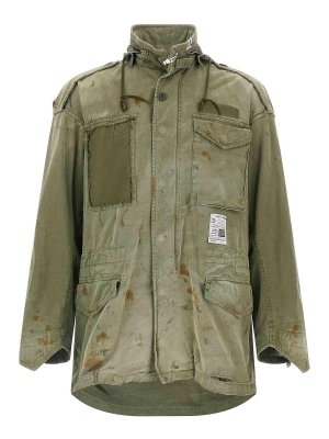 MAISON MIHARA YASUHIRO: Col roulé & Col polo - Pull Col Roulé - Vert