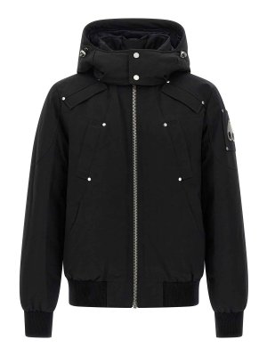 MOOSE KNUCKLES: ダウン・ハイテクジャケット - ダウンジャケット - 黒