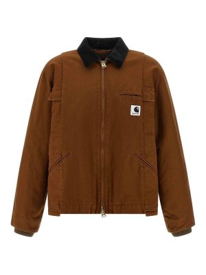 Sacai: Casualjacken - Casualjacke - Braun