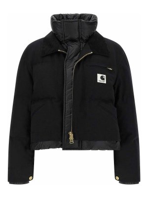 Sacai: casual jackets - X Carhartt Wip Capsule Double-Layer Jacket