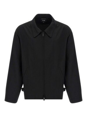 Y-3: Chemises - Chemise - Noir