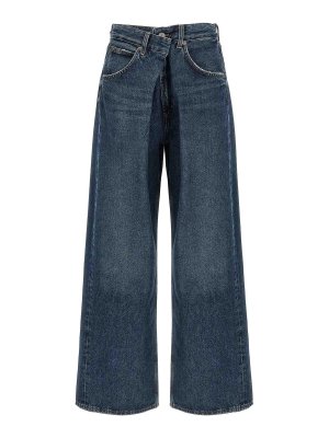 AGOLDE: jeans a zampa - Jeans con piega Vana