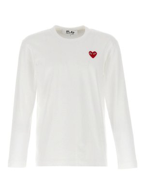 Comme des Garçons Play: Tシャツ - Tシャツ - 白